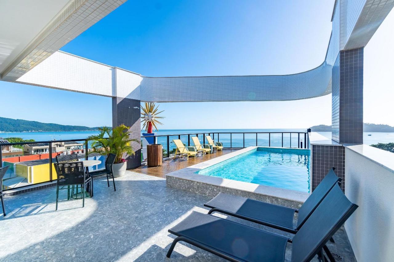 Aion Suites 103 - Compacto E Luxuoso Loft - Rooftop Com Piscina E Academia - A Poucos Passos Da Praia Bombinhas Eksteriør billede